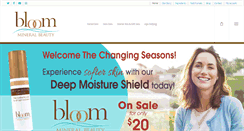Desktop Screenshot of bloommineralbeauty.com